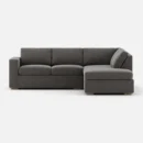 Glozim II Sectional Sofa in Latex—Sand