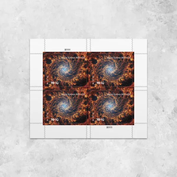 2025 Spiral Galaxy Priority Mail Postage Stamps
